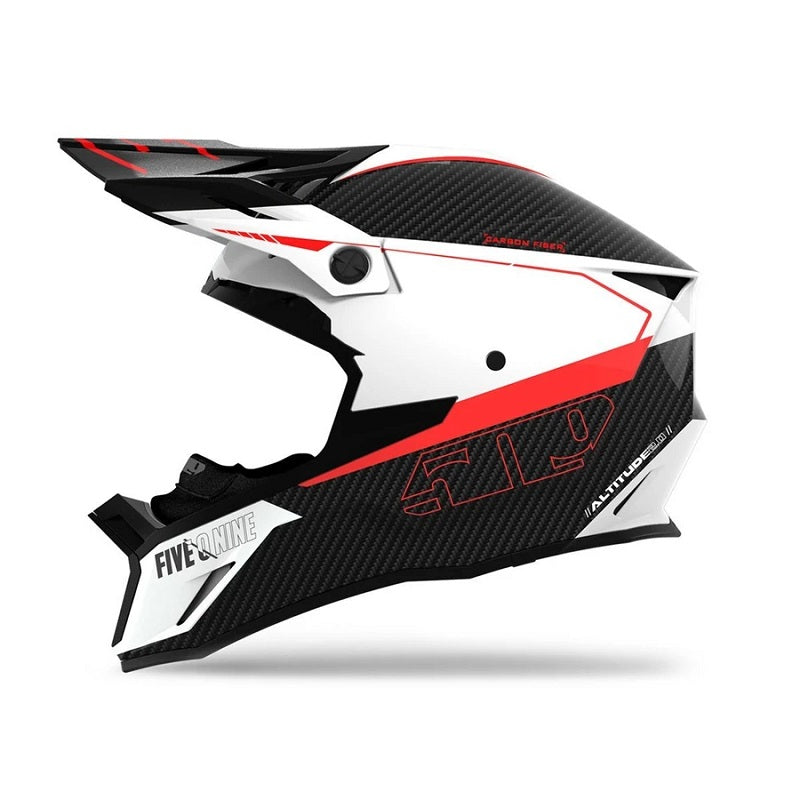 509 Altitude 2.0 Carbon Fiber 3K Hi-Flow Helmet - RACING RED