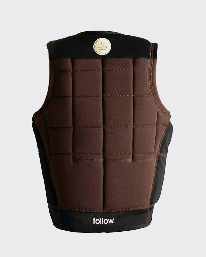 FOLLOW RD Men's Impact Vest — BLACK/BROWN