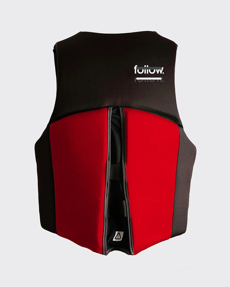 FOLLOW Tact CGA Men's Vest — BLACK/RED