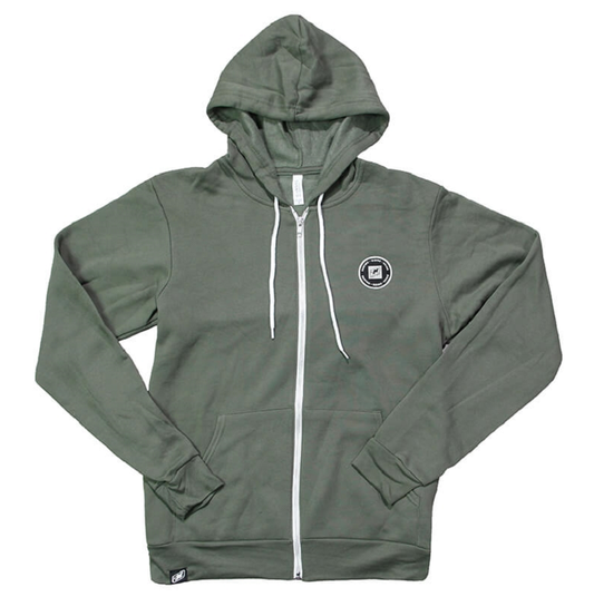 NAUTIQUE Dockside Zip Hoodie- GREEN